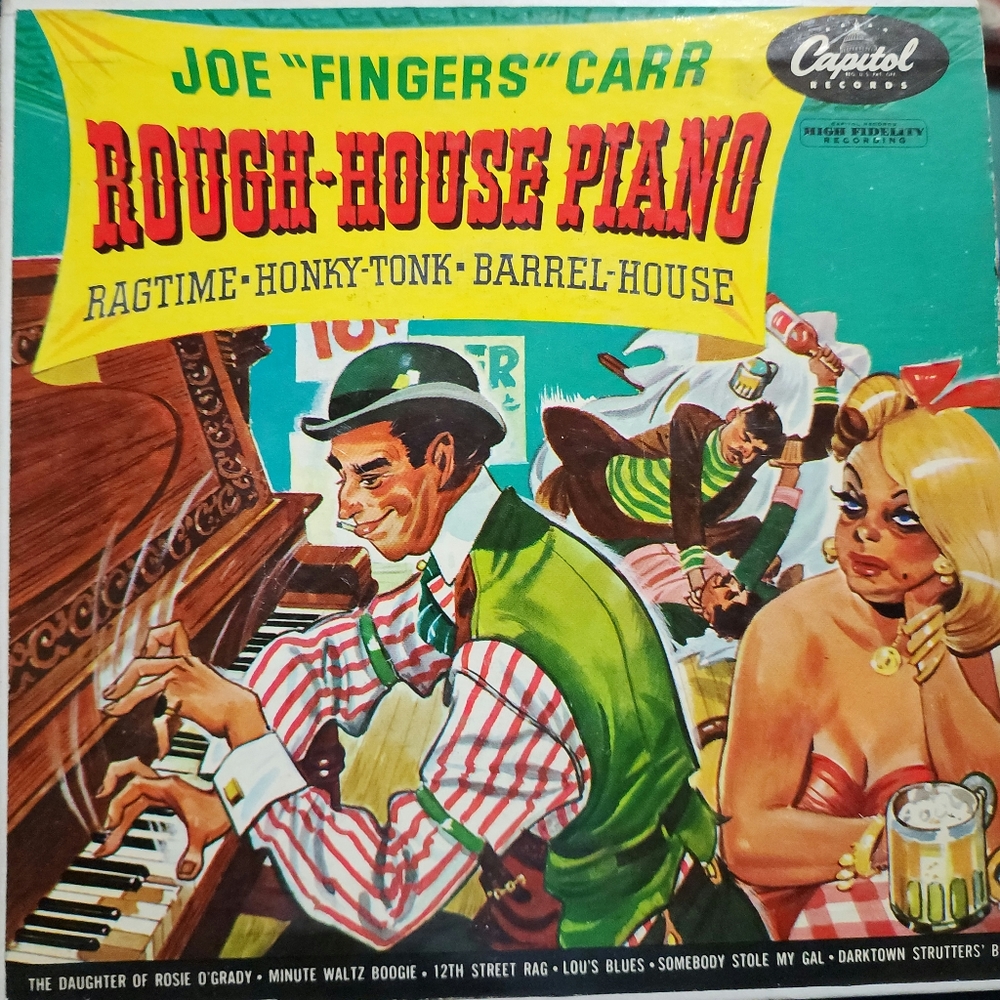 Joe fingers carr rough house piano record